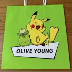韓国限定】OLIVE YOUNG × ポケモン 紙袋 オリヤン オリーブヤング