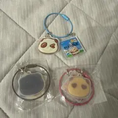 さくさくぱんだ ガチャ ワイヤーキーリング 3点セット
