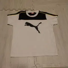 130 PUMA 半袖Tシャツ 130サイズ ホワイト/ブラック