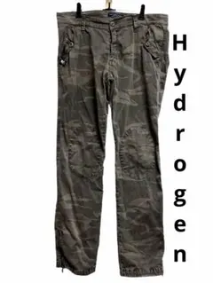 名作ハイドロゲン 迷彩柄 カーゴパンツ ジッパー付きw31 Hydrogenのサムネイル