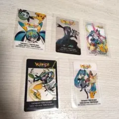 ポケミクライブ ららぽーと 特典 非売品クリアカード全5種セット