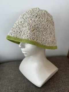 バケットハット　ハンドメイド　春夏　バケハ　帽子
