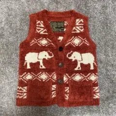 キッズ ベスト JUNK STORE 赤 【130】 ✨️