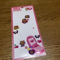 正規品　サンリオ　平成はっぴーフォン　シール　日焼けキティ　おすそ分け