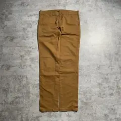 00s チュニジア製 ブラウン コットンペインターパンツ カーハート 34×34