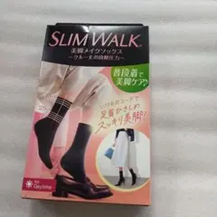 SLIM WALK 着圧ソックス M-L ブラック