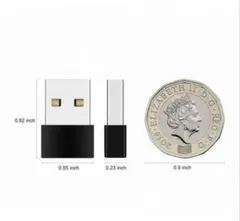 USB A Type-C変換アダプター パソコン用3個セット