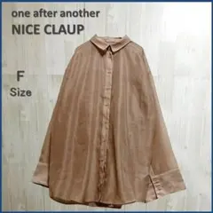 NICE CLAUP 2WAY アームカバーにもなる ロングシアーシャツ F ◆のサムネイル