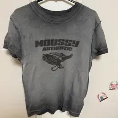 MOUSSY グレー 半袖 Tシャツ
