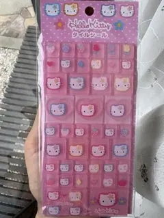 キティちゃん　タイルシール　サンリオ　日本国内正規品　ブロックシール