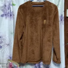 ユニクロデイズニープーさんもこもこトップスブラウンお値下げ最終