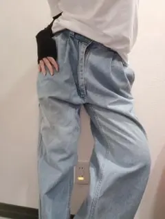 URBANRESEARCH DOORS FORK&SPOON デニムワイドパンツ