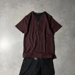 half-zip rib gimmick s/s お兄系 ギャル男 平成