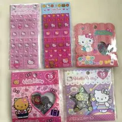 キティ　おはじきシール　タイルシール