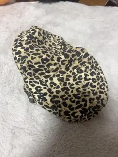 레오파드 프린트 캐스킷 모자
