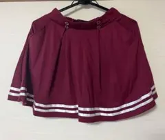 レピピアルマリオ　ミニスカート　フレア　セーラー　ボルドー　レッド　М