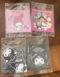 サンリオなかよしシールグミ マイメロ　シクレ　4点セット クロミ　ラスク