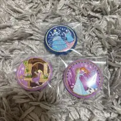 【刺繍缶バッジ】ディズニー　ビスケット　缶バッジ