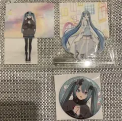 s*a様 プロセカ 缶バッジ はぴこれ アクリルボード 映画 初音ミク 2点セッ