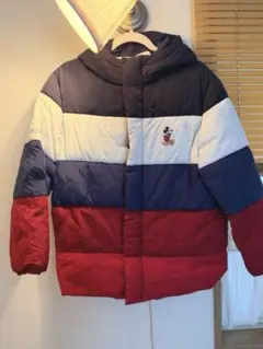 ZARA kidsミッキーマウス トリコロール　ダウンコート　160