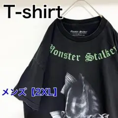 YW21【US輸入】Monster Stalker　Tシャツ【メンズ2XL】黒色