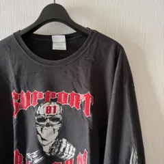 ❤️90s❤️ヘインズ2枚タグ　袖フレイムス　ハーレー　バイカー　HOTROD