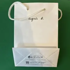 agnès b. ホワイト紙袋