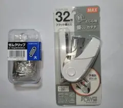 新品 ホッチキス＋ゼムクリップ 約100本 文房具セット