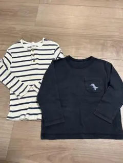 ユニクロ　エイチアンドエム　キッズ 100 秋服 長袖カットソー ロンT