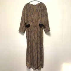 【美品】nano&co ナノユニバース ロングワンピース　F