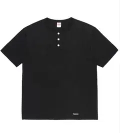 黒L ワコマリア Healthknit Henley Neck T-Shirtのサムネイル