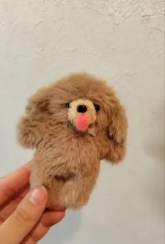 ちび犬！ぬいぐるみ茶色ハンドメイド