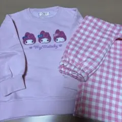新品 サンリオ マイメロ パジャマセット 120cm