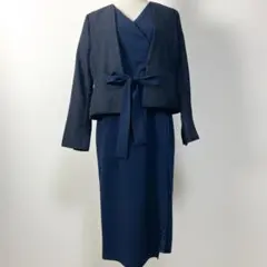 ★ルイルエブティック ツイードジャケット＆カシュクールワンピース L スーツ