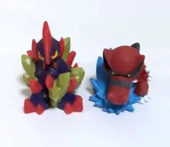 ポケモンキッズ　指人形☆ギガイアス☆ワルビアル(ドラゴンクロー)