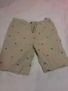 TOMMY HILFIGER 総柄ショートパンツ ベージュ 30