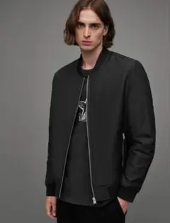 オールセインツ ALLSAINTS ブラック ボンバージャケット XS アウター
