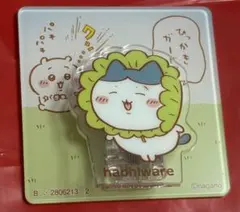 ちいかわ　アクリルシーンクリップ　ビスケット　ハチワレ