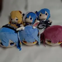 ホロライブ　ぬいぐるみセット　星街すいせい　宝鐘マリン　兎田ペコラ　赤井はあと