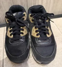 NIKE AIR MAX 90 ブラック ゴールド スニーカー 27cmのサムネイル