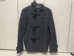 オーディエンス　メンズM size グレー ダッフルコート ウール混合