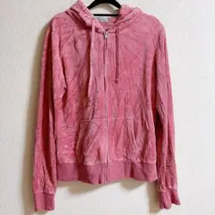 stichic 【M】ピンク ジップアップパーカー レディース トップス