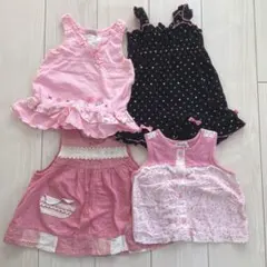 day dream☆女の子ワンピース☆ノースリーブ4枚セット