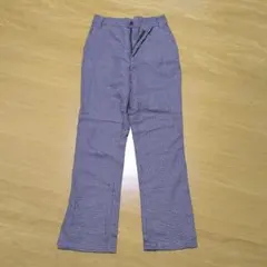 ストライプ フレアパンツ