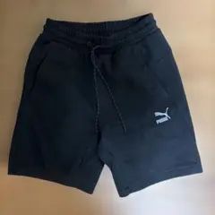 PUMA プーマ スウェット ショートパンツ ブラック Sサイズ