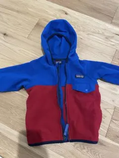 patagonia フリースジャケット 12-18M 青/赤