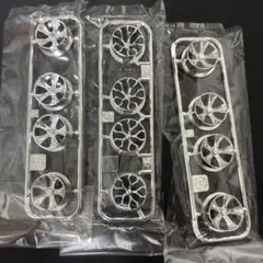 ミニ四駆　メッキホイール　3セット