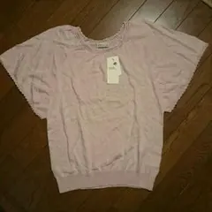 earth ピンク薄手ニット