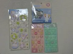 マシュマロみたいなふわふわにゃんこ シール 5点セット 正規品