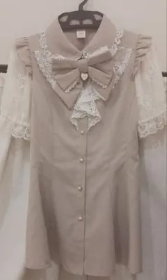シーハニ レースラッフルセットアップ ピンク 半袖 Secrethoney